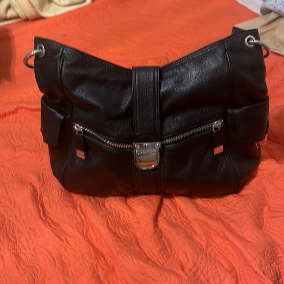 Brand new black leather authentic Michael Kors purse never been used - Picture 3 of 5